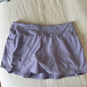 Lululemon Pace Rival mid rise Skirt. Size 8 regular Lilac smoke